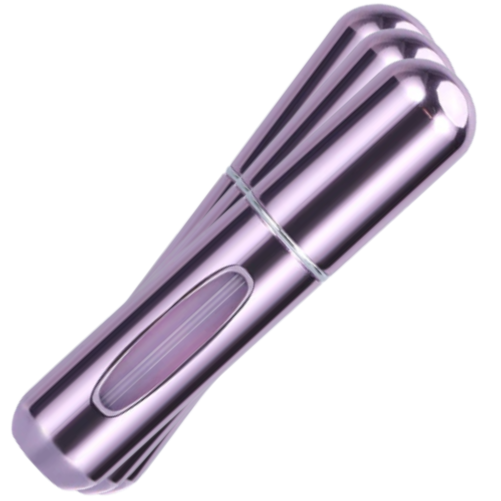 Pack of 3 mini refillable perfume bottles