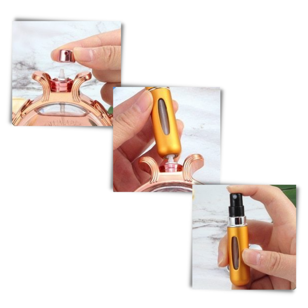 Confezione da 3 mini flaconi di profumo ricaricabili - Ozerty