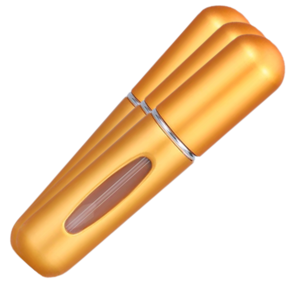 Pack of 3 mini refillable perfume bottles