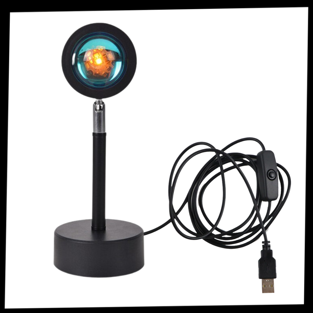 Lampada da scrivania a LED con proiettore di luce colorata - Ozerty