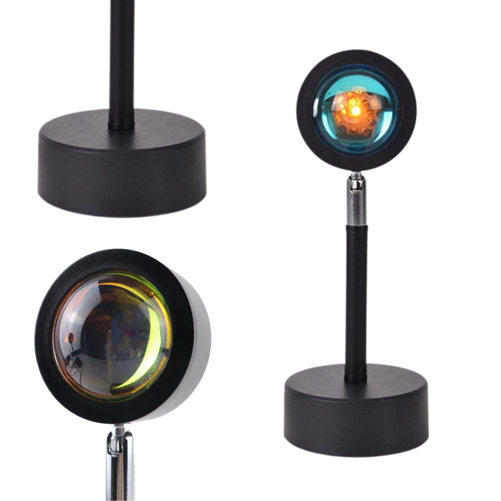 Lampada da scrivania a LED con proiettore di luce colorata - Ozerty