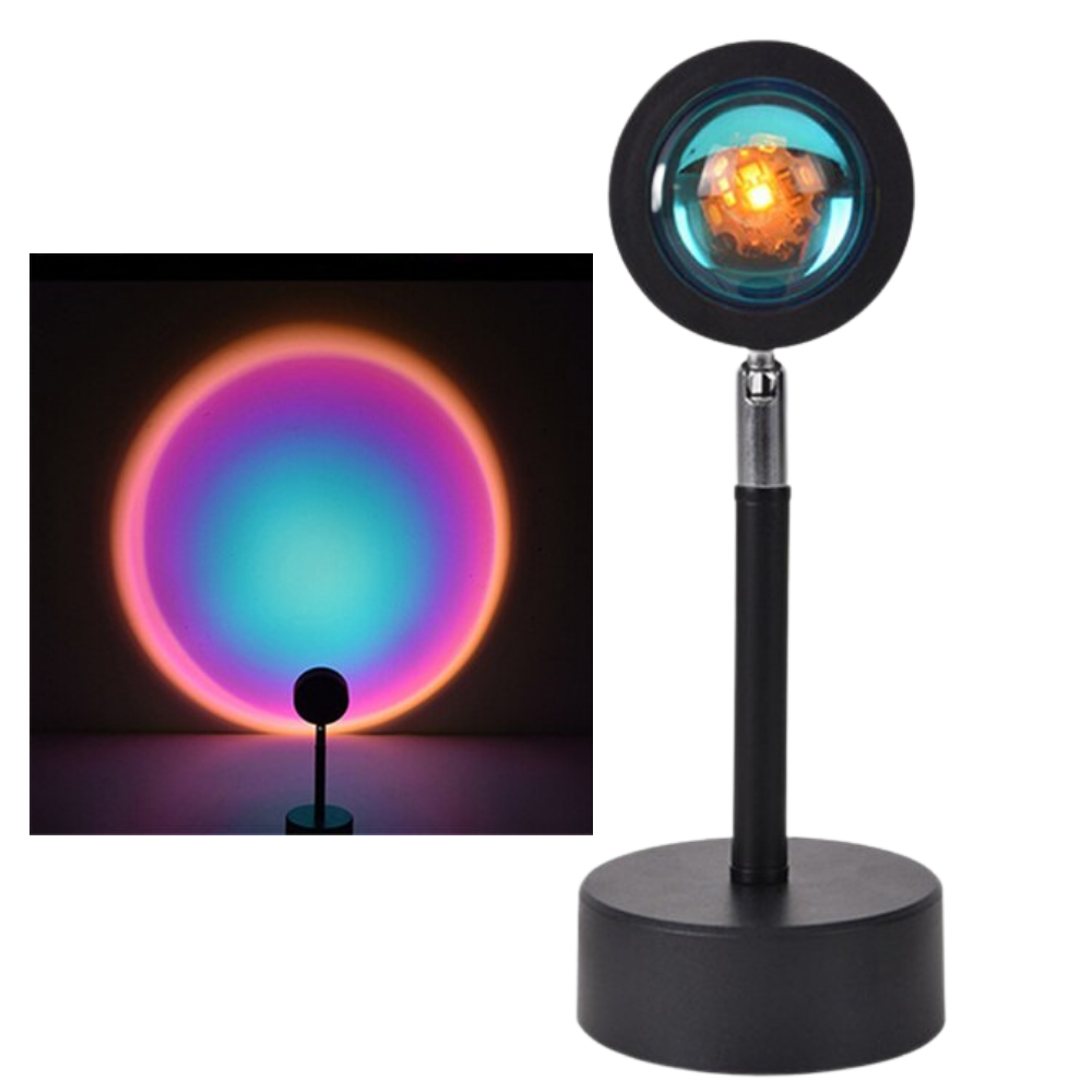 Lampada da scrivania a LED con proiettore di luce colorata - Ozerty