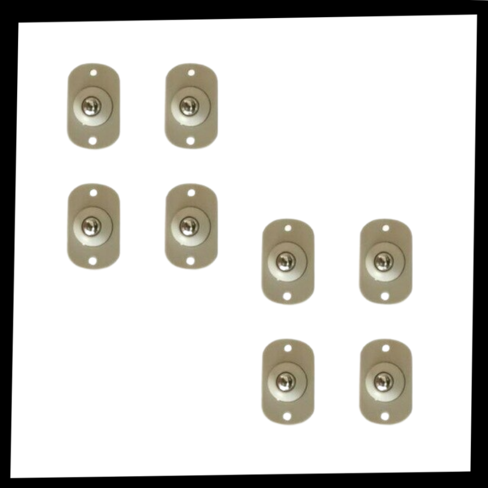 Ruota girevole per mobili adesiva - Ozerty