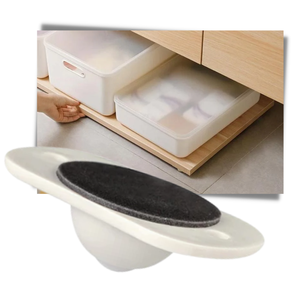 Ruota girevole per mobili adesiva - Ozerty