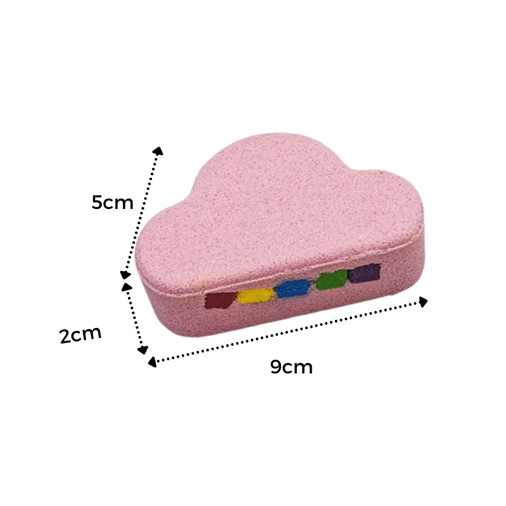 Bomba da bagno colorata al sale marino - Ozerty