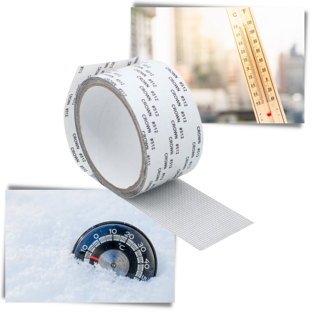 Nastro per la riparazione di zanzariere e reti