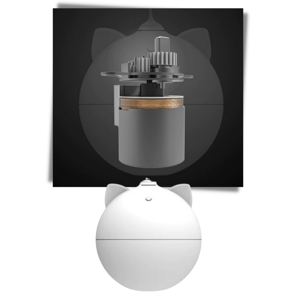 Palla giocattolo per gatti con funzione di rollio automatico