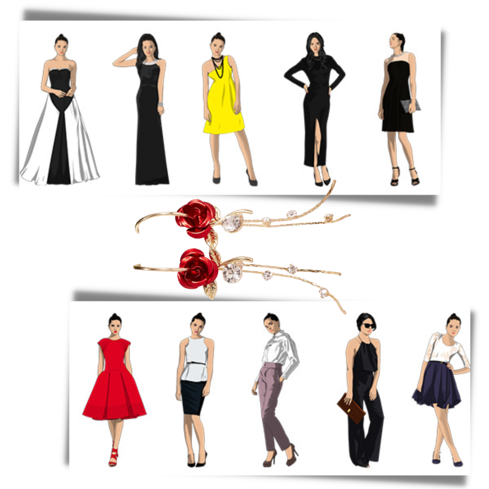 Orecchini con nappe rosa