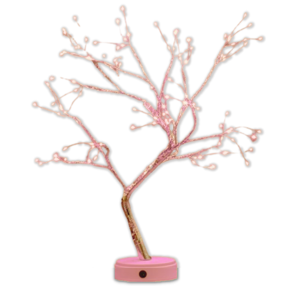 Delightful rose tree lamp