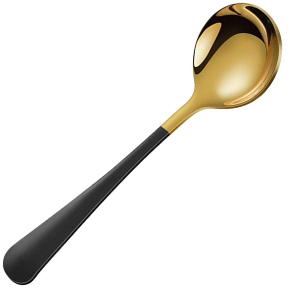 Pack of 2 stainless steel spoons