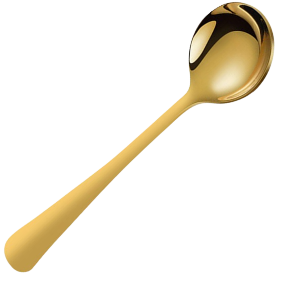 Confezione da 2 cucchiai in acciaio inossidabile - Ozerty