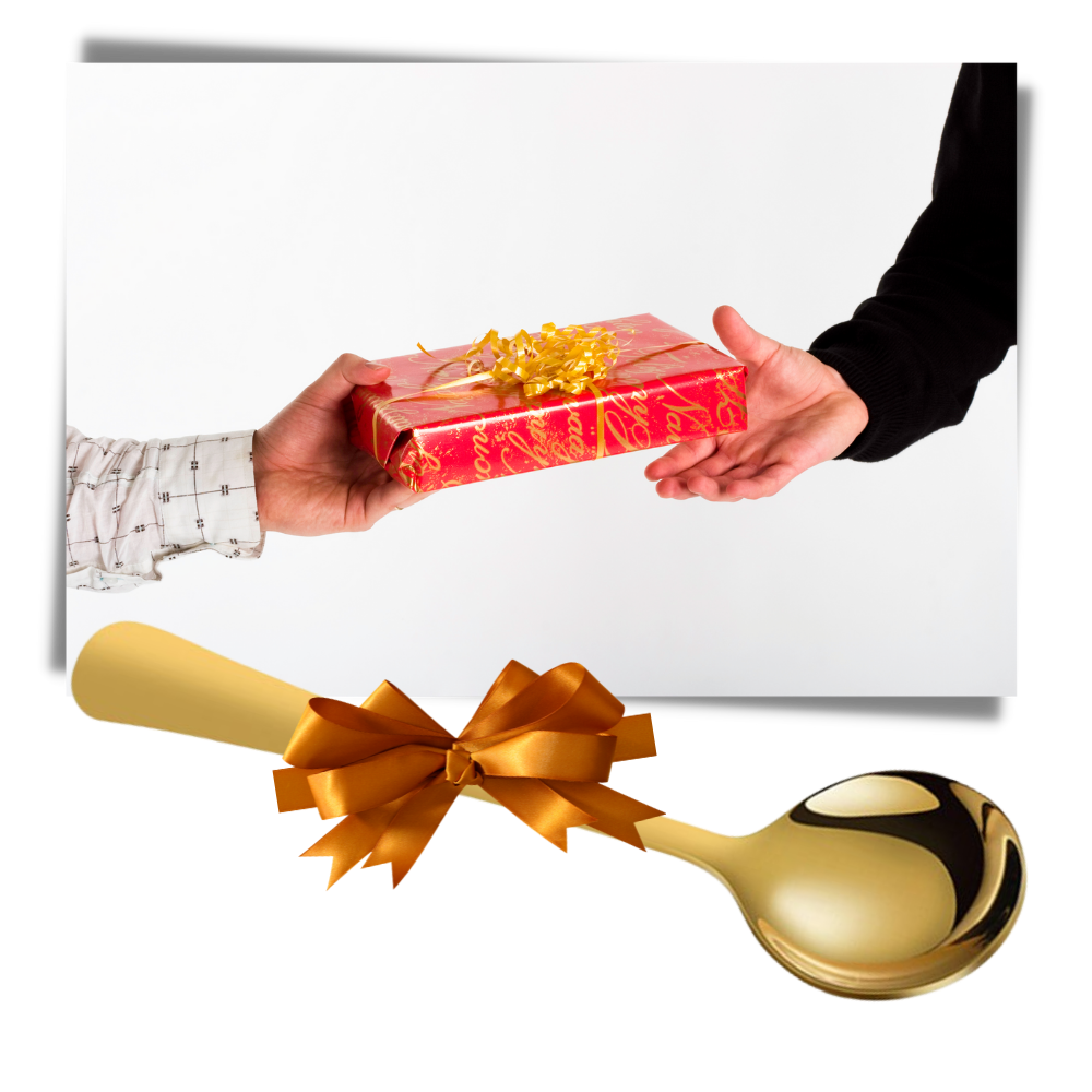 Confezione da 2 cucchiai in acciaio inossidabile - Ozerty