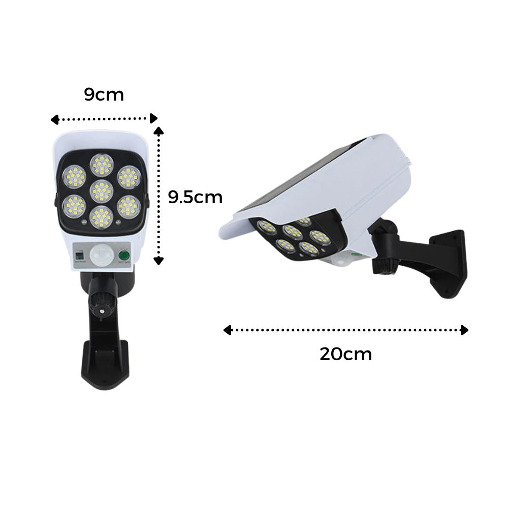 Lampada LED con sensore di movimento solare - Ozerty