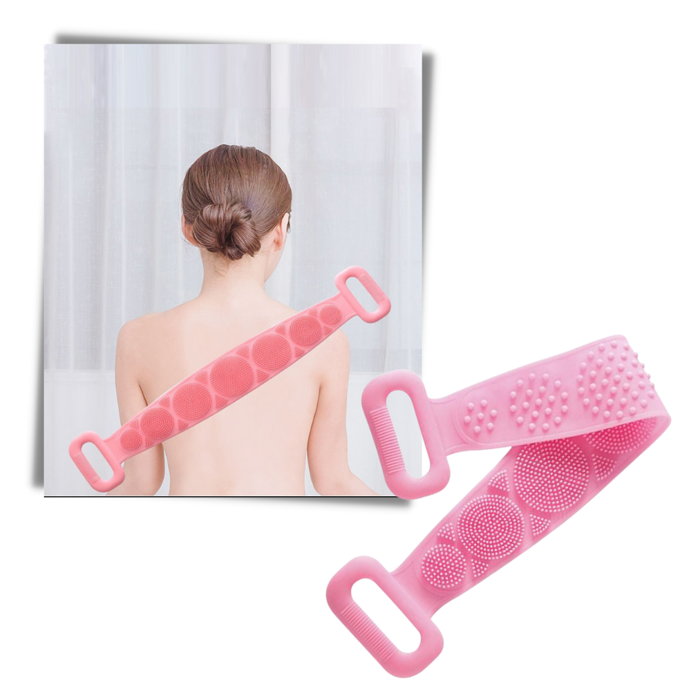 Scrubber corpo esfoliante in silicone elastico - Ozerty