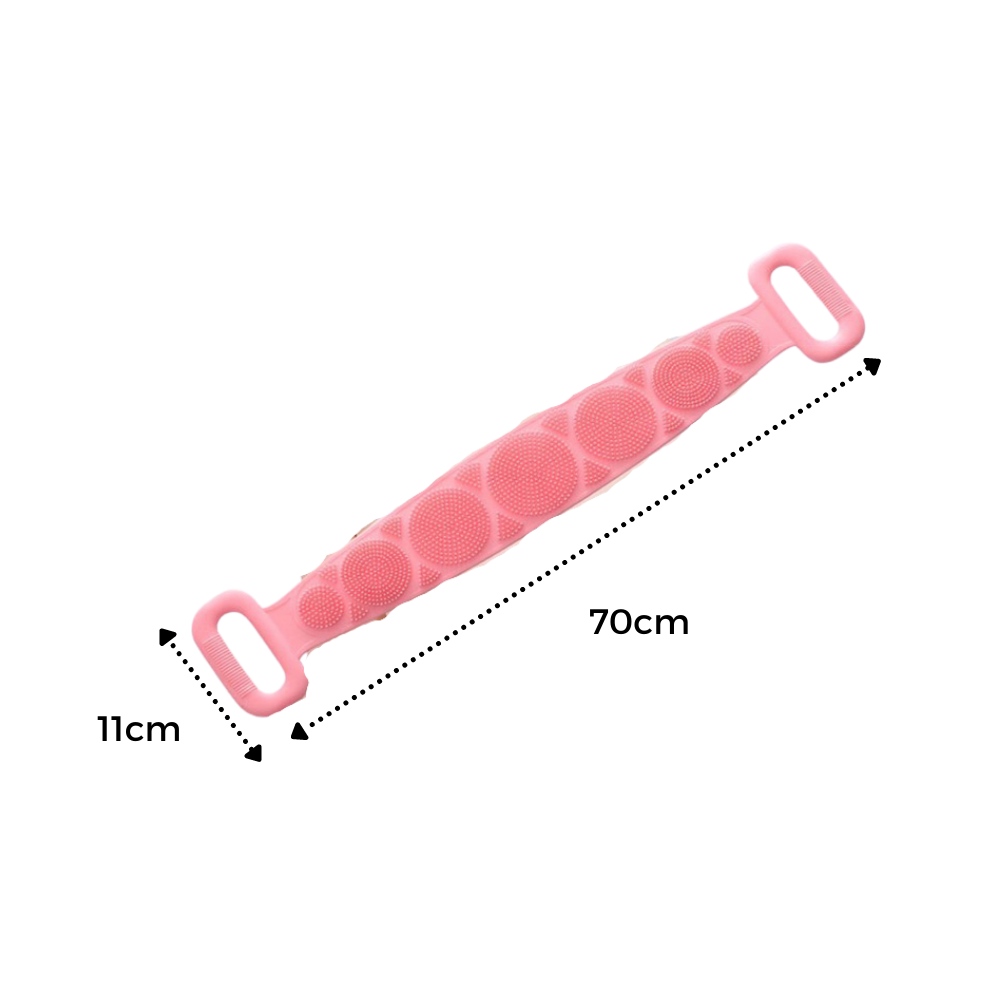 Scrubber corpo esfoliante in silicone elastico - Ozerty