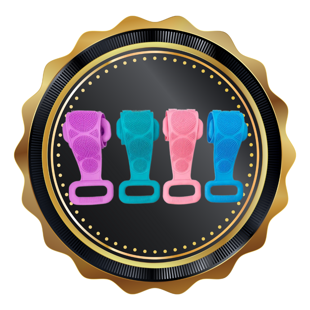 Scrubber corpo esfoliante in silicone elastico - Ozerty