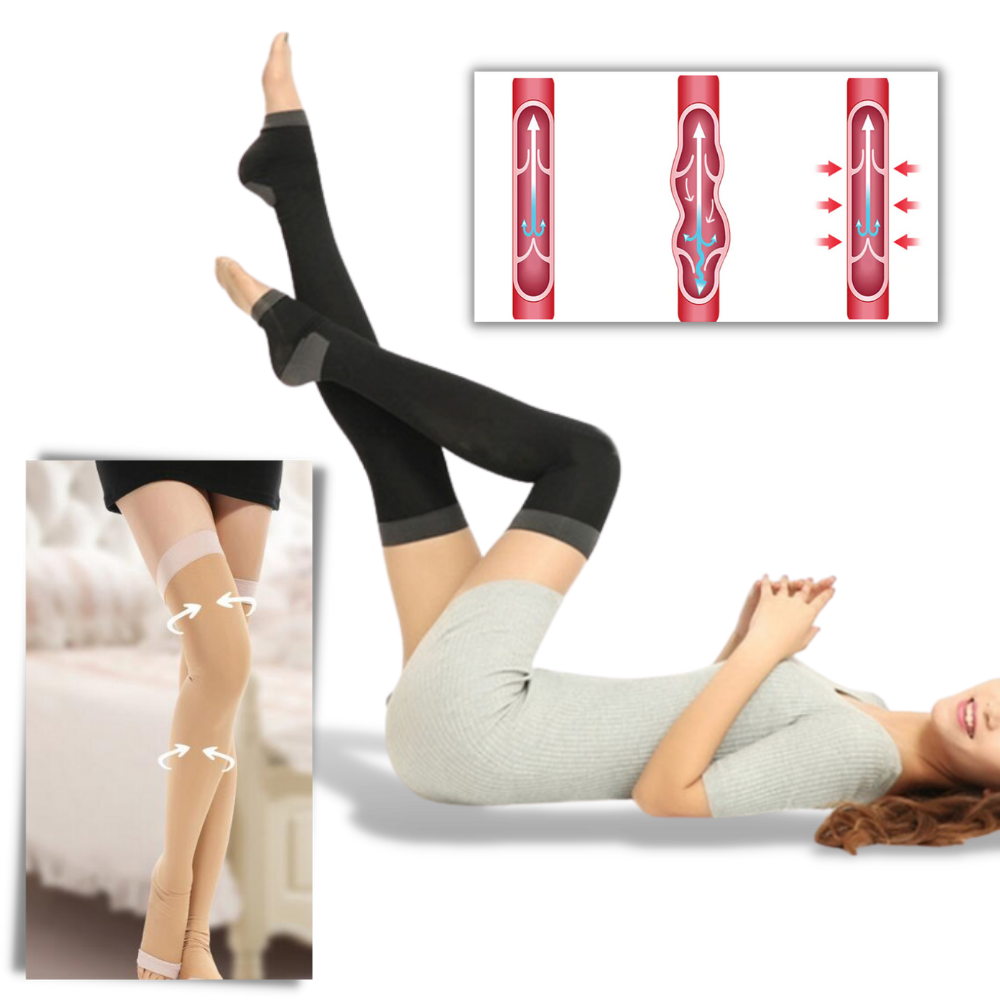 Paio di collant snellenti per le gambe - Ozerty