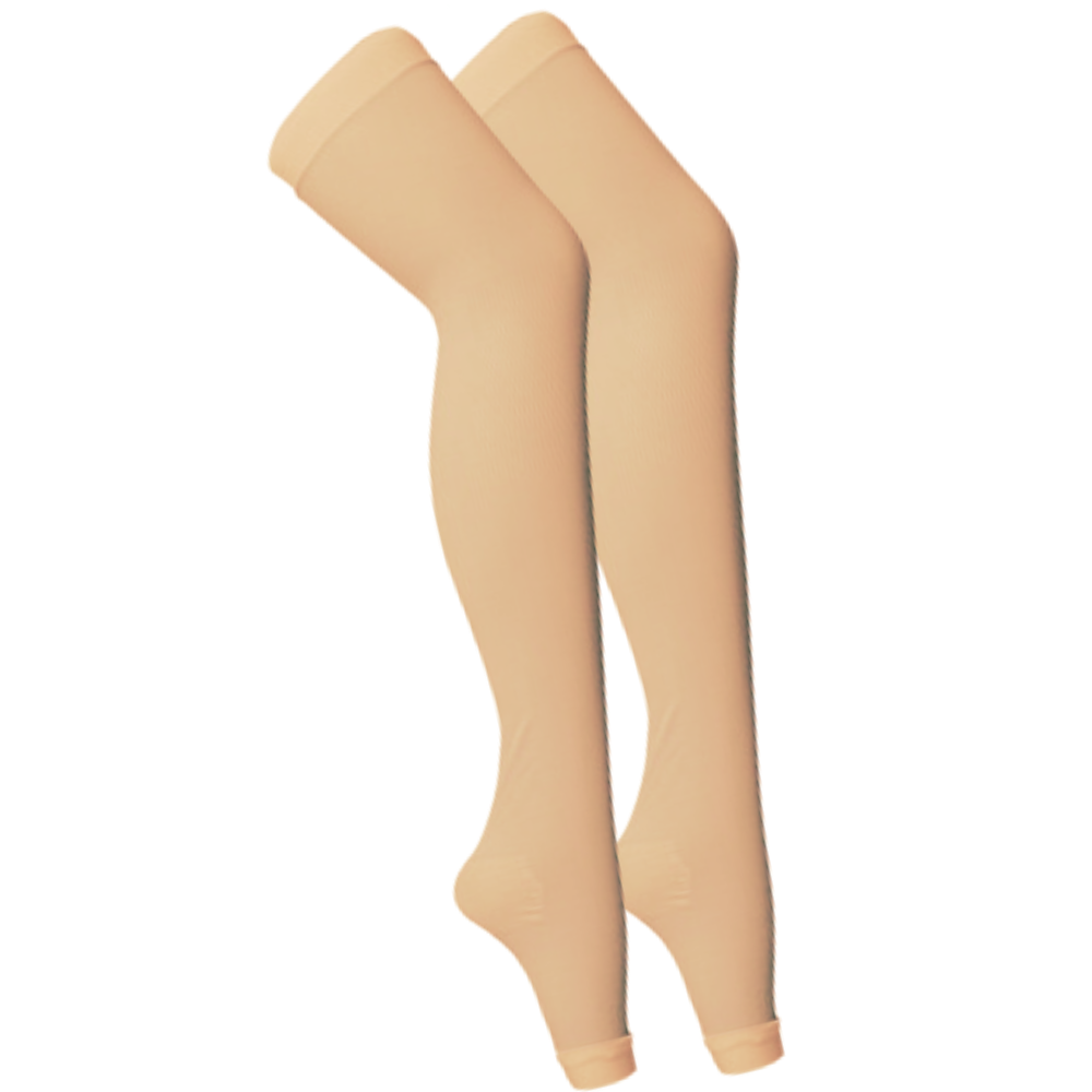 Pair of slimming pantyhose for the legs