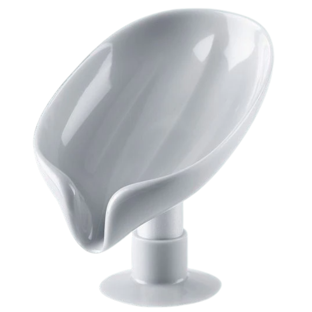 Portasapone a forma di foglia con drenaggio - Ozerty