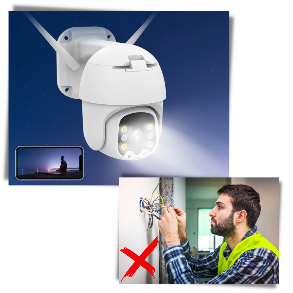 Telecamera esterna a energia solare - Ozerty