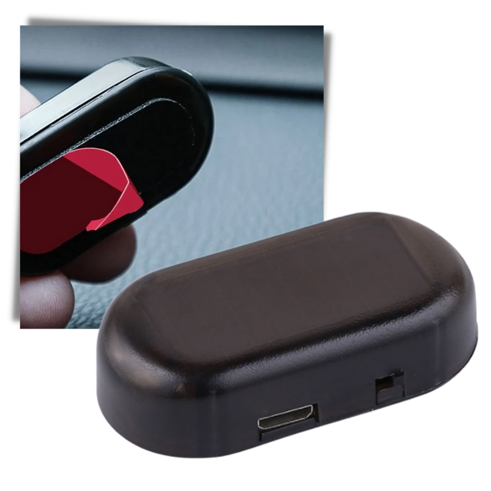 Luce di segnalazione per auto ad energia solare