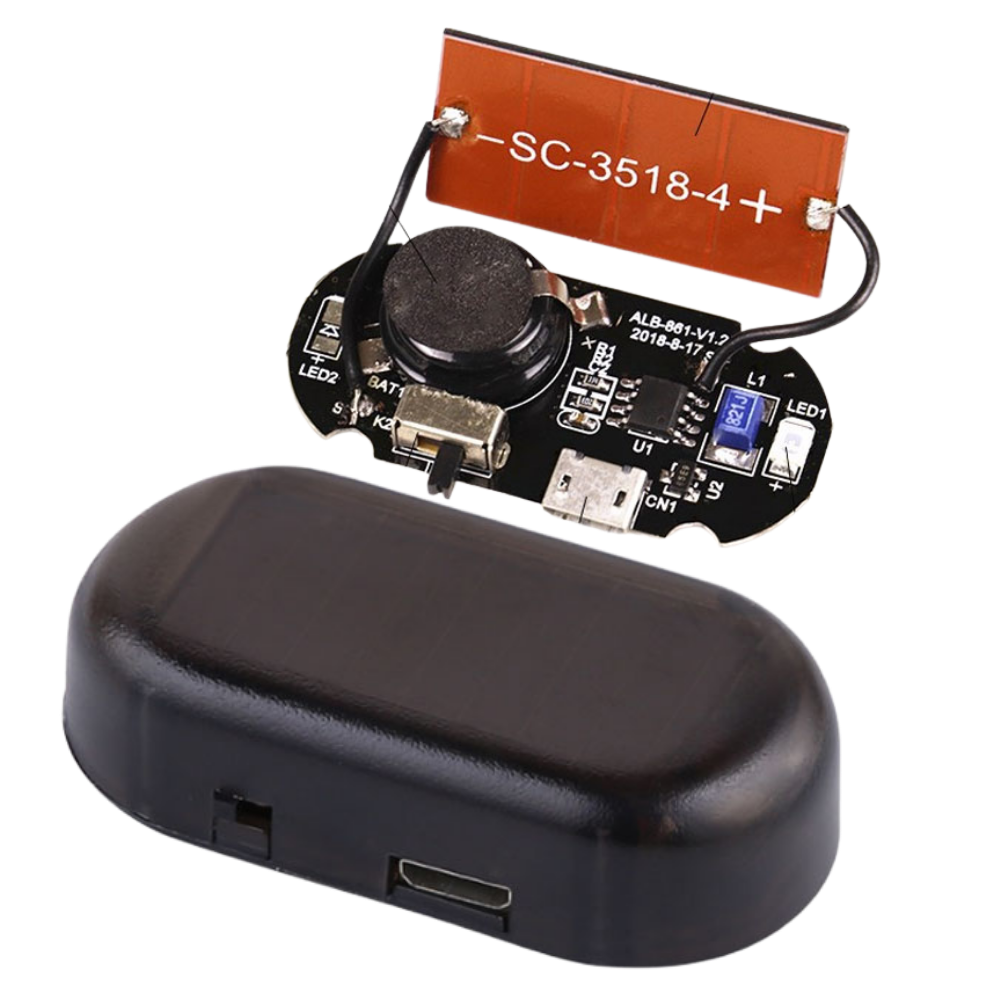Luce di segnalazione per auto ad energia solare - Ozerty