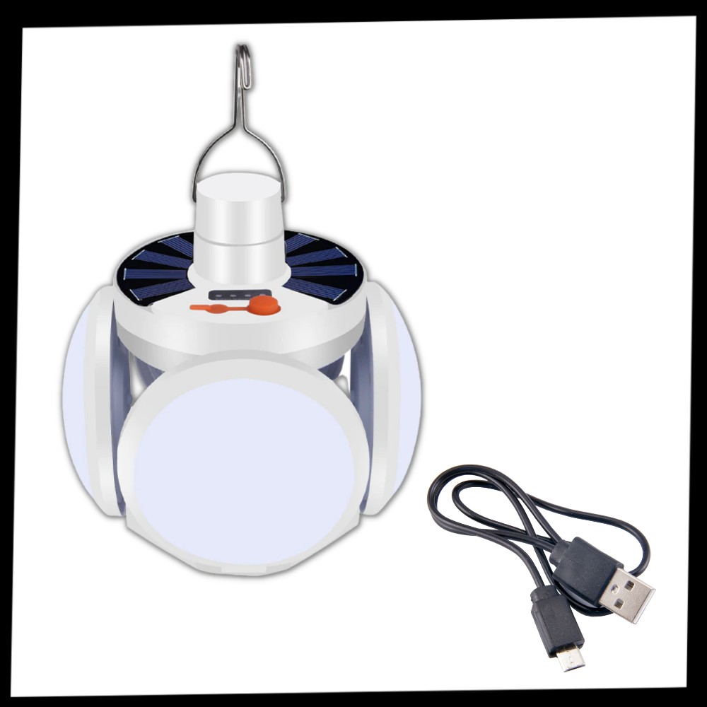 Lampada LED da campeggio ricaricabile - Ozerty