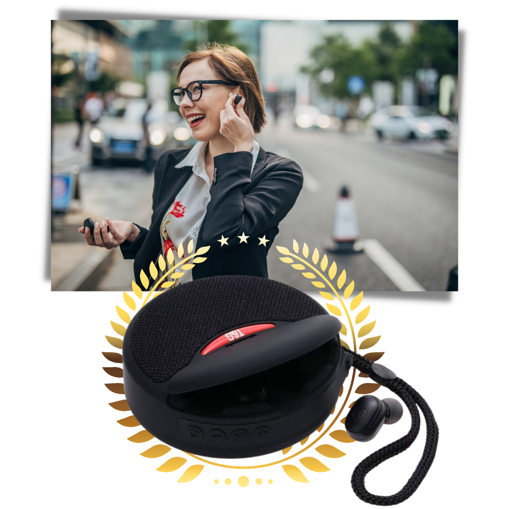 Altoparlante bluetooth senza fili con auricolari - Ozerty