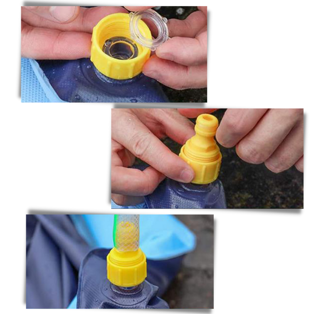 Piscina a spruzzo d'acqua per animali e bambini - Ozerty