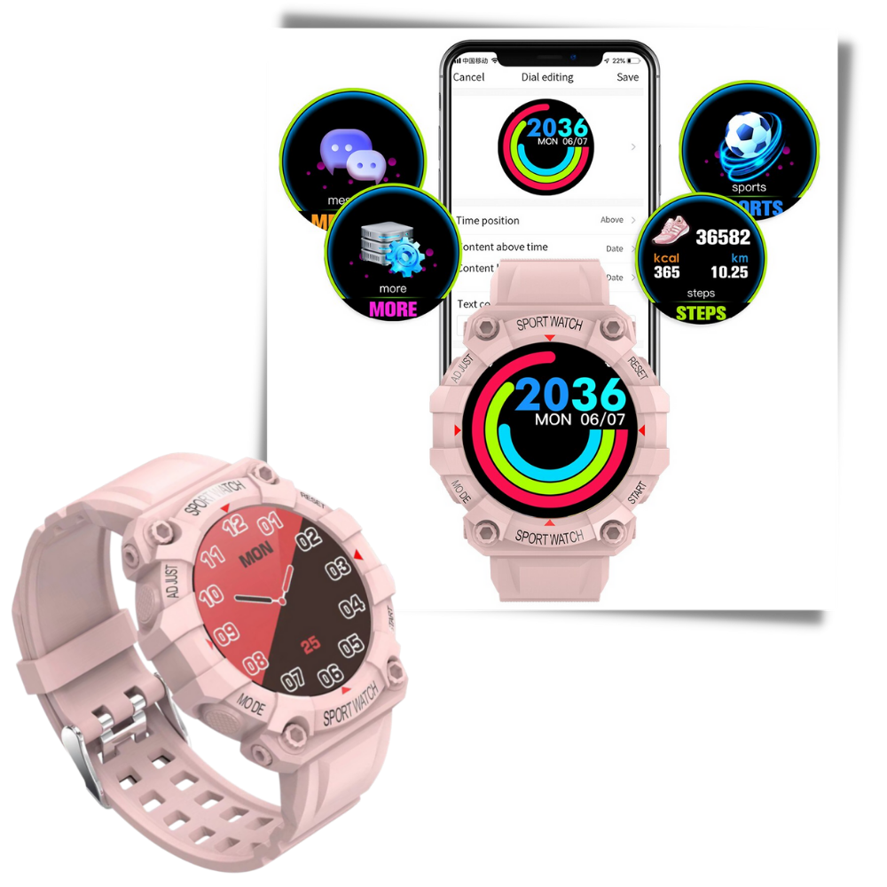 Orologio sportivo intelligente - Ozerty