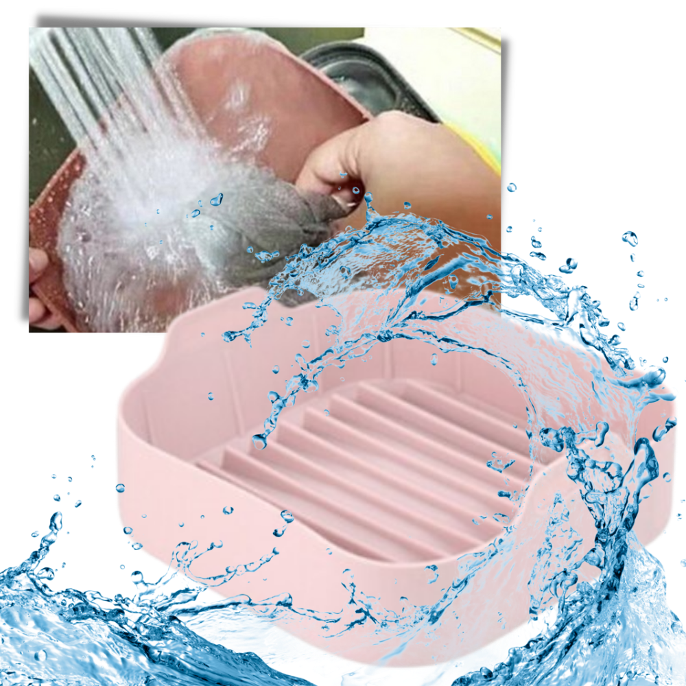 Teglia quadrata ecologica in silicone - Ozerty