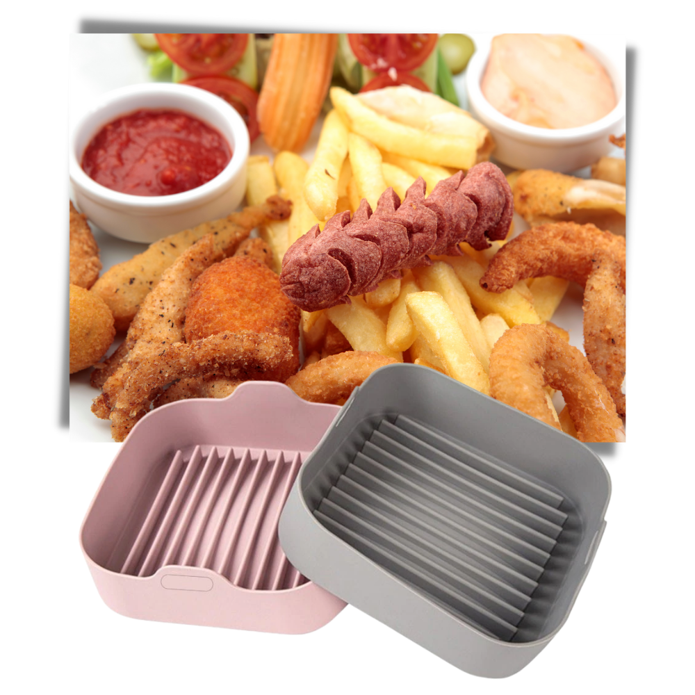 Teglia quadrata ecologica in silicone - Ozerty