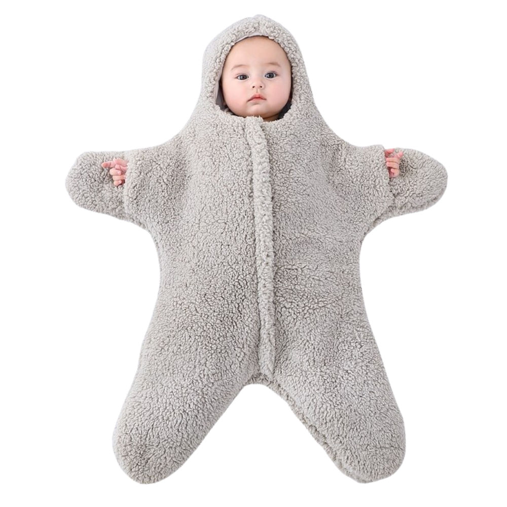 Starfish shaped children's sleeping bag