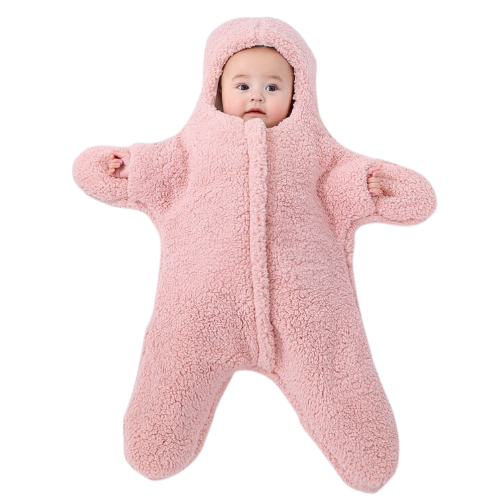 Starfish shaped children's sleeping bag