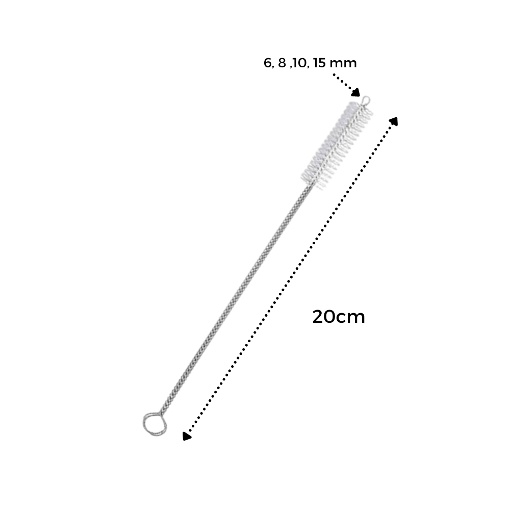 Confezione da 10 spazzole per la pulizia della cannuccia - Ozerty