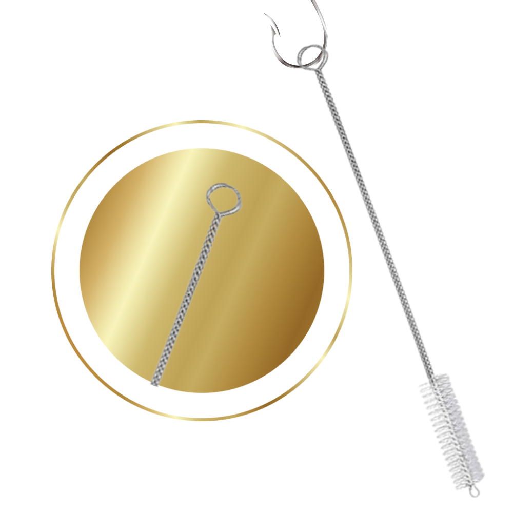 Confezione da 10 spazzole per la pulizia della cannuccia - Ozerty