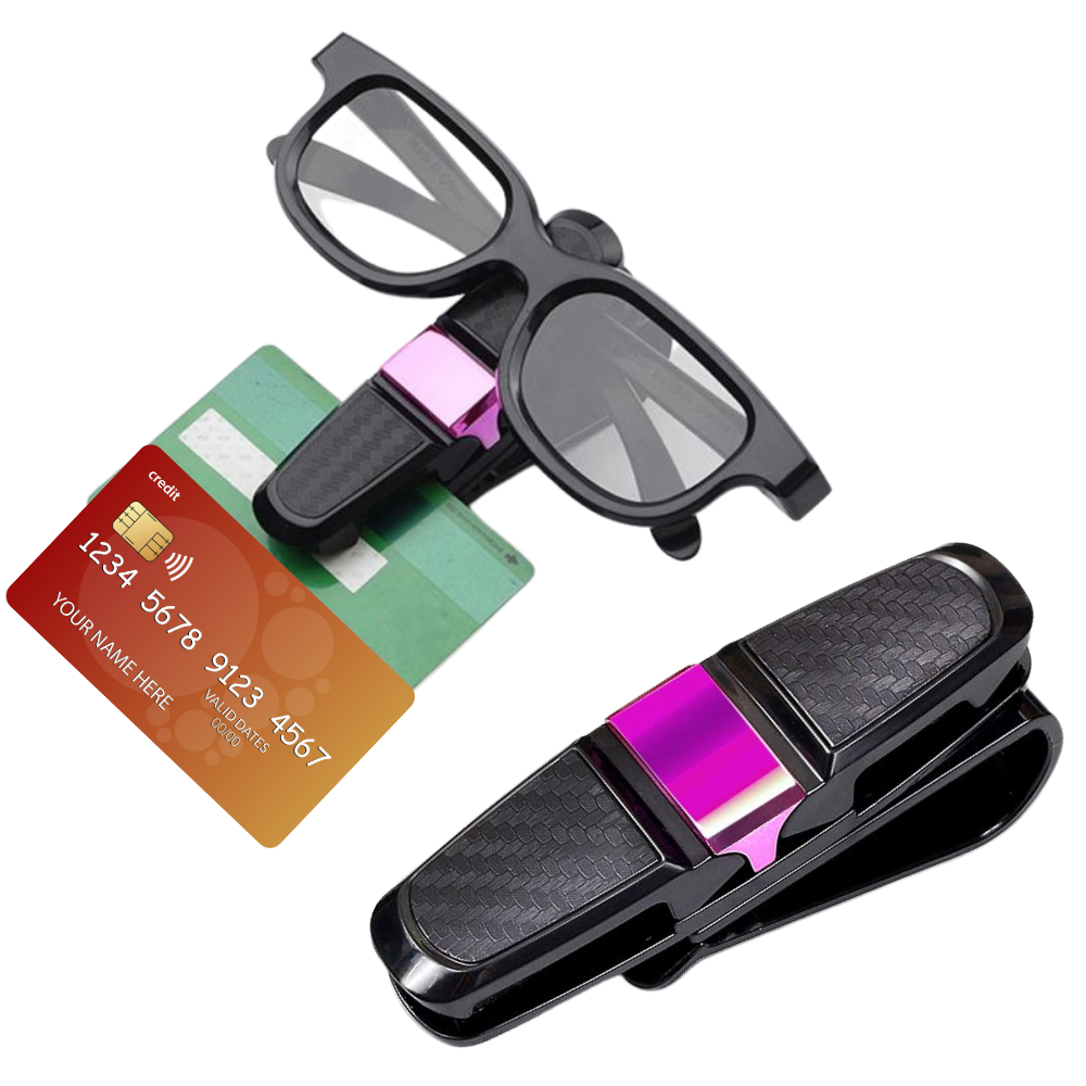 Supporto per occhiali da sole per visiera auto - Ozerty