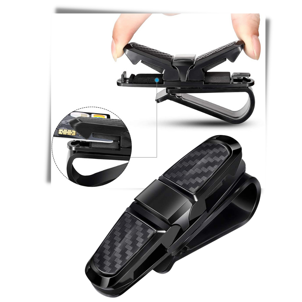 Supporto per occhiali da sole per visiera auto - Ozerty