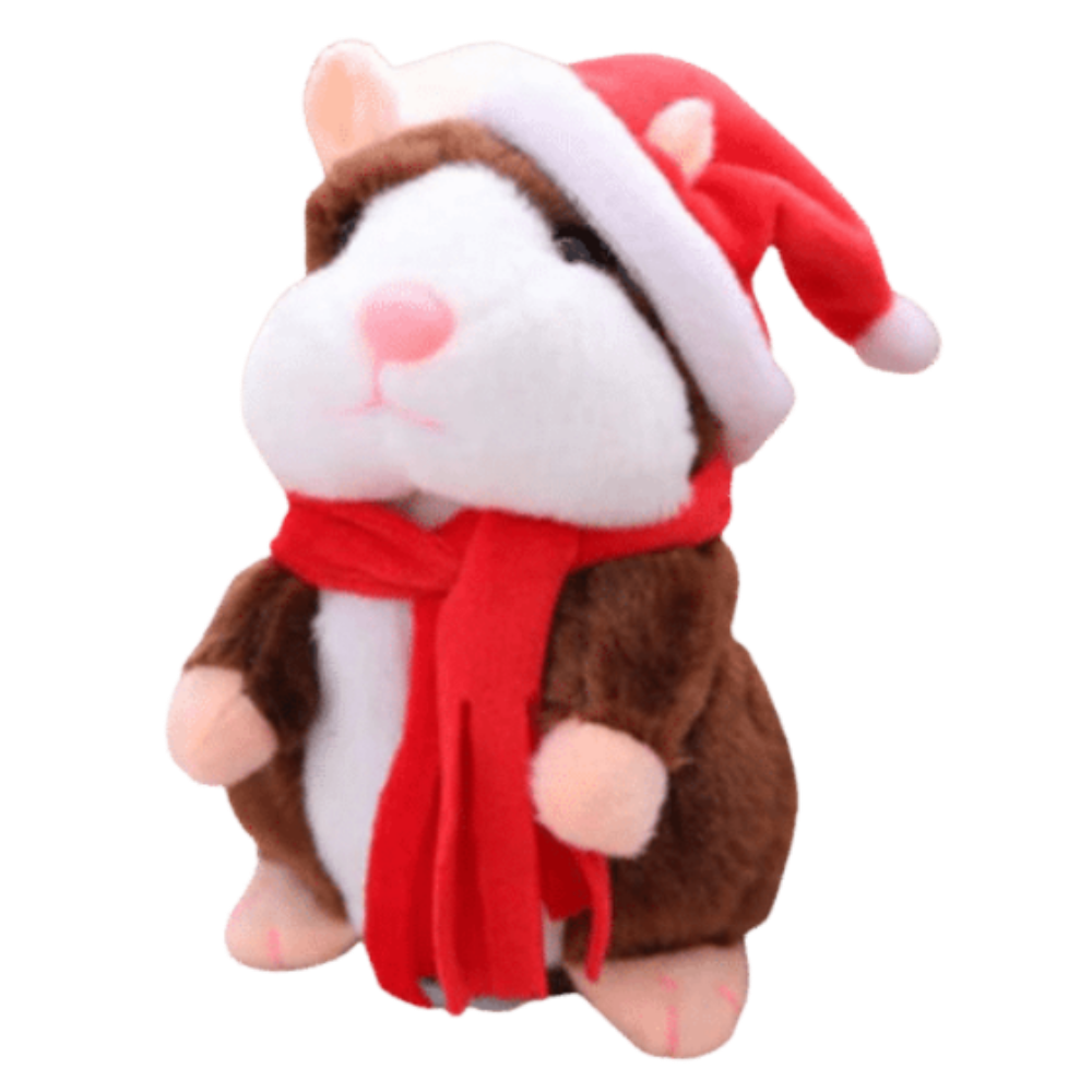Talking plush hamster