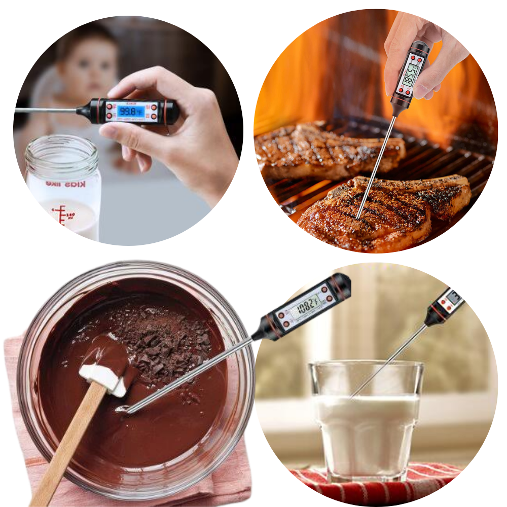 Termometro digitale a sonda per la cottura - Ozerty