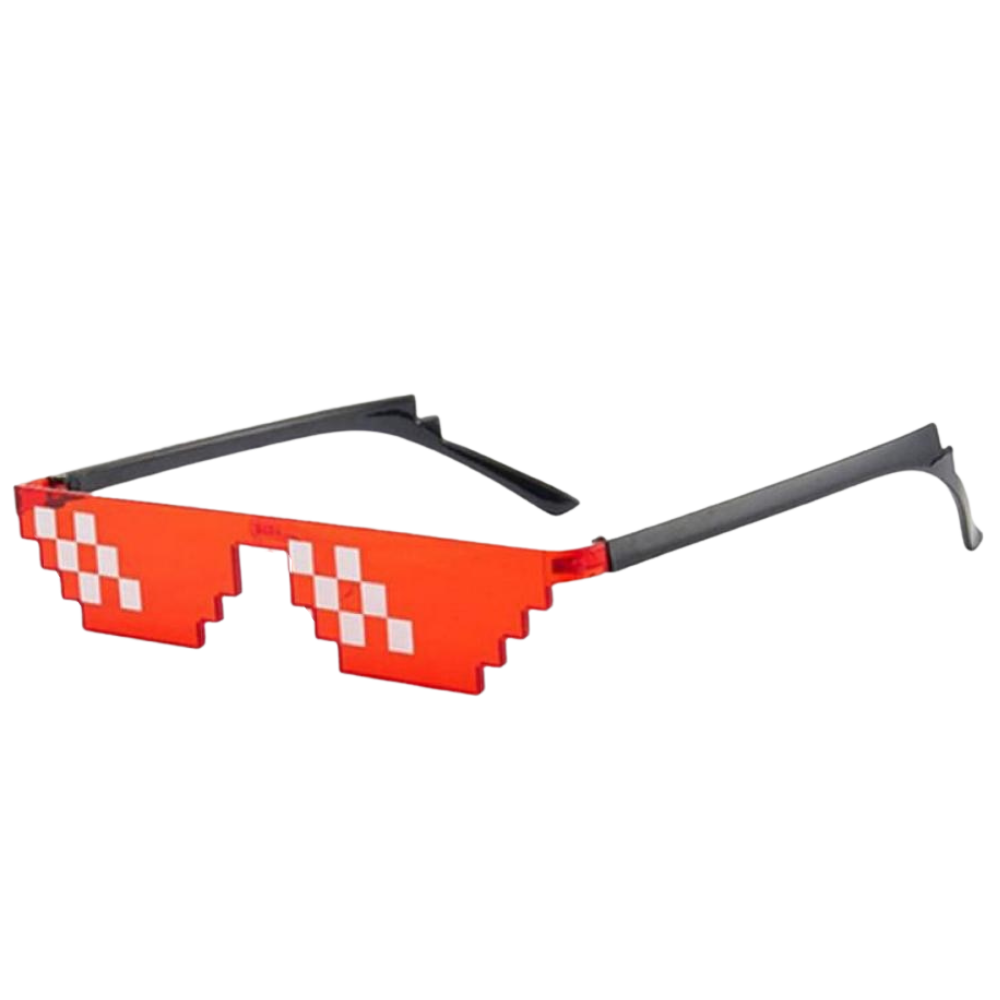 Trendy pixel sunglasses
