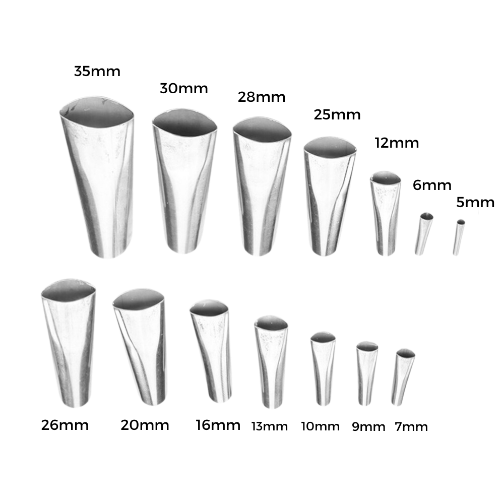 Set di ugelli per calafataggio in acciaio inossidabile - Ozerty