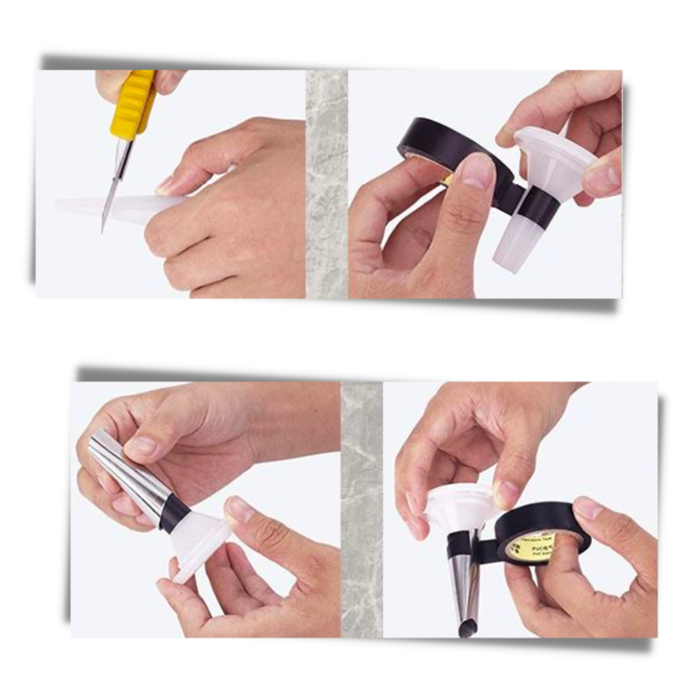 Set di ugelli per calafataggio in acciaio inossidabile