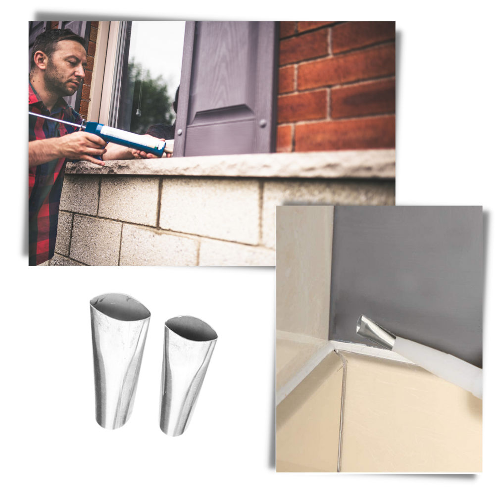 Set di ugelli per calafataggio in acciaio inossidabile - Ozerty