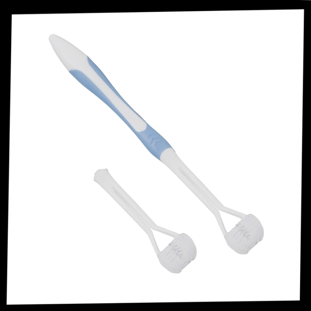 Spazzolino a tre lati per adulti e bambini - Ozerty