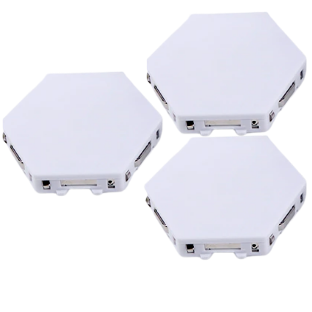 Pack of 3 modular touch lights