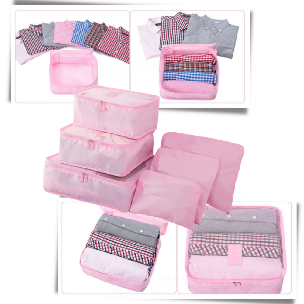 Set di 6 piccole borse da viaggio per valigie - Ozerty