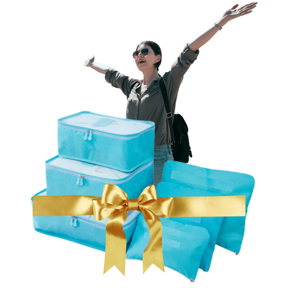 Set di 6 piccole borse da viaggio per valigie - Ozerty