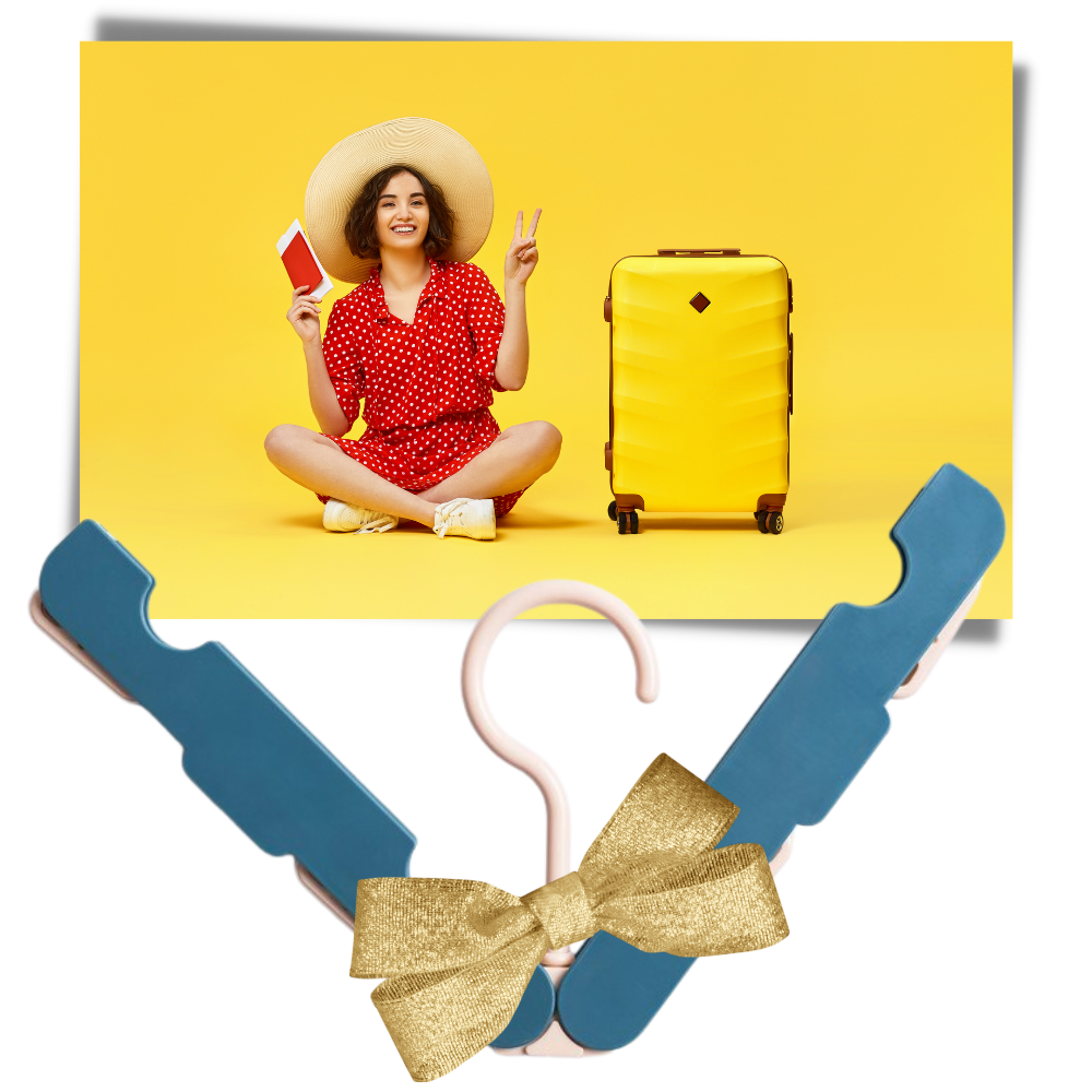 Confezione da 2 appendiabiti portatili - Ozerty