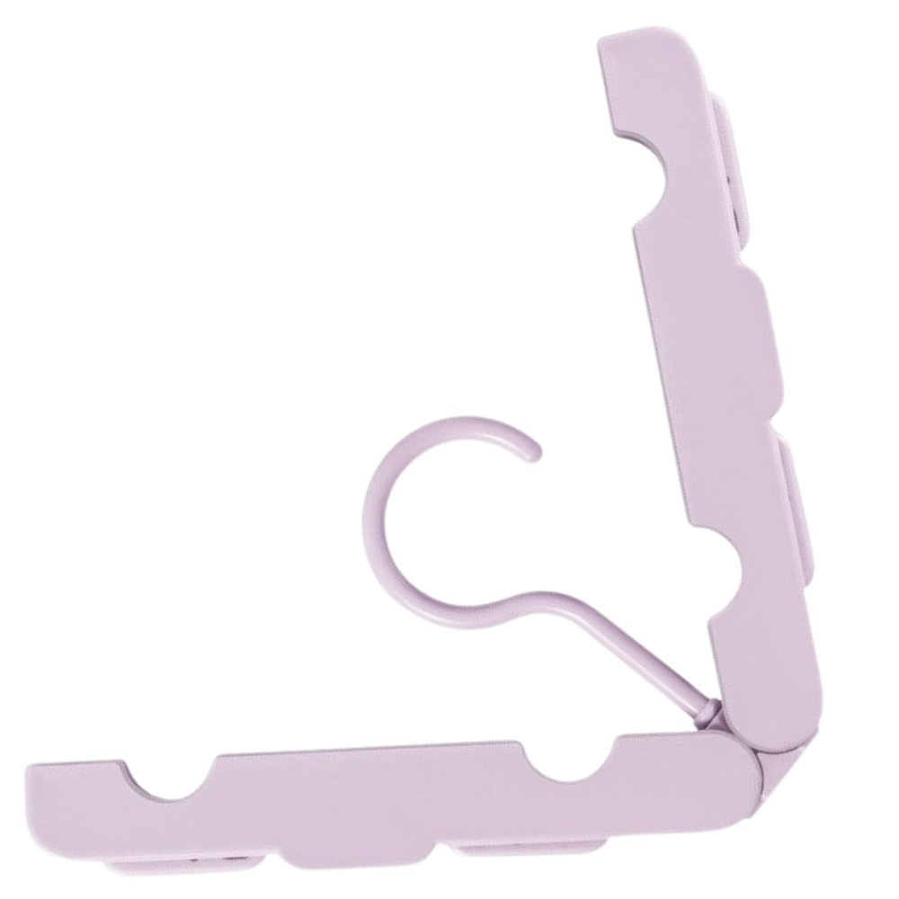 Pack of 2 portable clothes hangers